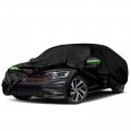 Waterproof Car Covers Replace For 2010-2023 Vw Jetta 6 Layers All Weather Custom-fit Cover With Zipper Door Windproof Bands 