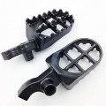Motocross Mx Dirt Bike Racing Foot Pegs For 2000 2001 Honda Cr250r Cr125r Motorcycle Gray Alloy Steel Pair
