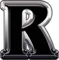 Reflective Black Letter R 
