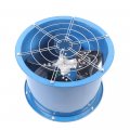 Acesunny Paint Booth Exhaust Fan Axial Flow 370w Blue Silent Durable Axial All Copper Motor Low Power Consumption Application 