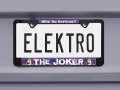 Joker All Metal Black License Plate Frame