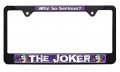 Joker All Metal Black License Plate Frame