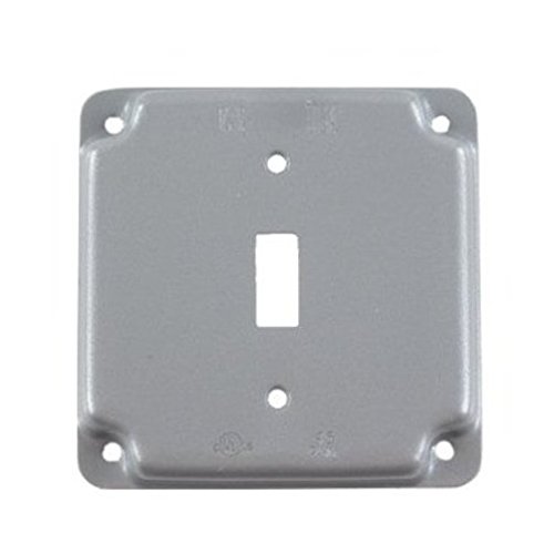 4 Raised Single Toggle Receptacle Cover