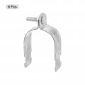 Uxcell 2-3 8 Emt Strut Clamps Steel For Rigid Conduit And Pipe 6pcs Universal With Bolt Nut