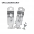 Uxcell 2-3 8 Emt Strut Clamps Steel For Rigid Conduit And Pipe 6pcs Universal With Bolt Nut