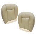 Front Driver Passenger Side Bottom Replacement Leather Seat Covers Tan For Jeep Grand Cherokee 1999 2000 2001 2002 2003 2004 
