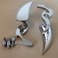 Xkh- Chrome Custom Running Blade Mirrors Compatible With Yzfr1 R1 R6 Fzr600 Yzf600r B00y8sdq7o