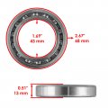 Caltric Rear Differential Bearing And Seal Kit Compatible With Honda Fourtrax Trx300 1996-2000 Trx300fw 1997-2000 41300-hm5-a10