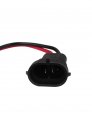 Uxcell H11 Headlight Bulb Male Wire Harness Adapters