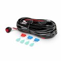 Nilight 2pcs 42w Flush Mount Led Pods Spot Flood Combo Beam Driving Light Backup Reverse Grill With Wiring Harness Kit -2 Leads 