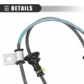 Motoforti Abs Wheel Speed Sensor For Lexus Rx330 2004-2006 Plastic Metal 89545-48030 Black
