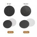 Uxcell 100pcs 2-inch Hook And Loop Sanding Disc Wet Dry Silicon Carbide 80 120 Grit