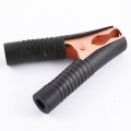 Uxcell Auto Car Plastic Coated Copper Plating Battery Alligator Crocodile Clip Clamp Black Red 100a 2pcs
