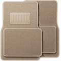 Oxgord 4pc Full Set Carpet Floor Mats Universal Fit Mat For Car Suv Van Trucks Front Rear Driver Passenger Seat Beige 