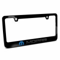 Ipick Image Made For Mopar In 3d Dark Gray Letters On Black Metal License Plate Frame