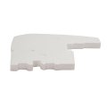 Front Bumper Absorber For Nissan Armada 2004 2005 2006 2007 And Titan Pickup Driver Or Passenger Side Epp Foam Steel Bumpers