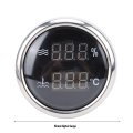 52mm Water Temperature And Level Gauge Abs Housing Digital Dual Function Meter With Backlight For Cars Rvs Trucks Ships Dc9-32v