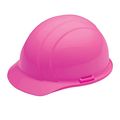 Erb 19369 Americana Cap Style Hard Hat With Mega Ratchet Flourescent Pink 