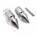 Hongk- Ultimate Chrome Spike Bar Ends Compatible With Suzuki Gsx-r Gsxr 600 750 1000 1100 B01c0syy42