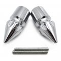 Ultimate Chrome Spike Bar Ends For Suzuki Gsx-r Gsxr 600 750 1000 1100 B01c0syy42