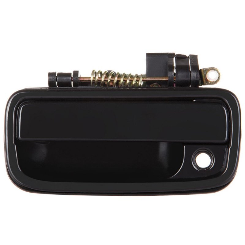 Door Handle Exterior Front Driver Left Side Replacement Fit 1995-2004 For Tacoma Outside Black