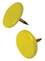 The Hillman Group 532611 Thumb Tacks Yellow 40-pack 