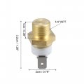 X Autohaux Universal Automotive Radiator Engine Cooling Fan Temperature Thermo Sensor Switch 1 4 Npt 175-190 Degrees On 155 Off