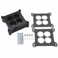 2 In Tall Ported Phenolic Carburetor Spacer For Holley 4150 4160 4bbl Sbc Bbc Carb Chevy Ford And Chrysler Mopar Engines 