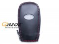 Performance Red Stitching Leather Key Fob Protector Cover For Wrx Sti Forester Brz