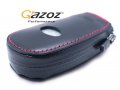 Performance Red Stitching Leather Key Fob Protector Cover For Wrx Sti Forester Brz