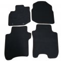 Floor Mats For 2006-2012 Honda Fit Nylon Black Front Rear Carpet By Ikon Motorsports 2007 2008 2009 2010 2011 