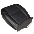 Secosautoparts Driver Or Passenger Bottom Armrest Cover Leather Perforated Seat Ebony Black Fit For Cadillac Escalade 2007-2014