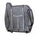 Secosautoparts Driver Side Top Lean Back Dark Gray 692 69i Replacement Leather Seat Cover Compatible With Chevy Silverado