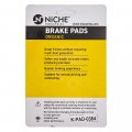 Niche Brake Pad Set For Honda Crf250l Crf250rl Crf250rla Repalces 06451-kzz-901 06435-kzz-901 Front Rear Organic