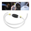 Auceli High Flow Siphon Pump For Gasoline Portable Widely Use Manual Car Fuel Transfer With 2 Durable Pvc Hoses Gas Petrol 