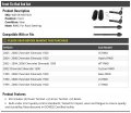 Front Inner And Outer Tie Rod End Set 6 Piece Compatible With 1999-2006 Chevy Silverado 1500 2wd