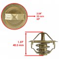 Caltric Thermostat And O-ring Compatible With Kawasaki 49054-1067 490541067 92055-0831