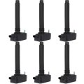 Pack Of 6 3-pins Ignition Coils Compatible 2021-2022 For Chrysler Grand Caravan 6l V6 2017-2024 Pacifica 3 Automotive 