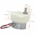 Chancs Plastic Gearmotors Js-30 Dc 6v 15rpm Double Flat Shaft Gear Electric Motor Low Speed For Rotating Mechanisms