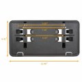 Hecasa Front License Plate Bracket Compatible With 2015-2017 Ford F-150 F150 Replace For Fl3z-17a385-b Fo1068166 Fo1068165