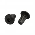 Uxcell 4pcs M5x10mm 10 9 Grade Hex Socket Reverse Left Hand Thread Screw Bolt Black