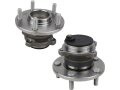 Rear Wheel Bearing Hub Assembly Set Of 2 For 2004-2013 Mazda 3 With 4-wheel Abs 