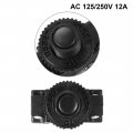 Uxcell 5pcs Thermal Overload Protector Ac 125 250v 12a Push Button Reset Circuit Breaker
