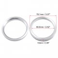 X Autohaux 4pcs Od 78 1mm To Id 66 6mm Aluminum Alloy Car Auto Hub Centric Rings Wheel Bore Center Spacer Replacement