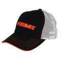 Hemi Black and White Mesh Hat 