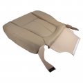 Autokay Driver Passenger Perforated Seat Covers Tan Ford F150 Lariat 2001-2003 Front Car For And Bottom Seats