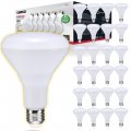 S11471 Br30 Led Reflector Bulbs 8 5 Watt 3000k Warm White 80 Cri Medium Base 120v Dimmable 24 Pack Of 6 Count Packets
