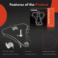 A-premium Engine Timing Chain Kit W Sprocket Tensioner Guide Compatible With Chevrolet Equinox 2018-2020 Malibu 2016-2020 Cruze