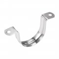 Uxcell U Shaped Conduit Clamp Saddle Strap Tube Pipe Clip Stainless Steel M50 5pcs
