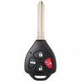 Ocpty 2x Uncut Keyless Entry Remote Control Key Fob Transmitter Replacement For Scion Xb Wagon For Toyota Rav4 Base Sport